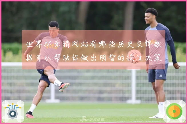 世界杯竞猜网站有哪些历史交锋数据可以帮助你做出明智的投注决策？
