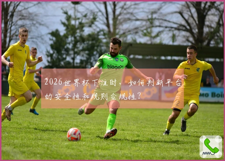 2026世界杯下注时，如何判断平台的安全性和规则合规性？